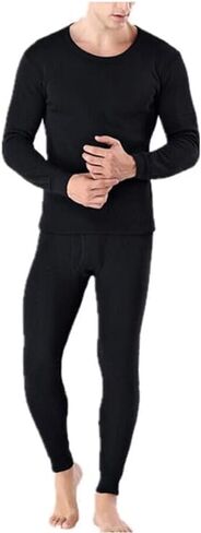 EFIT Men's Fleece Lined Thermal Wear Top and Bottom Set in Saudi Arabia