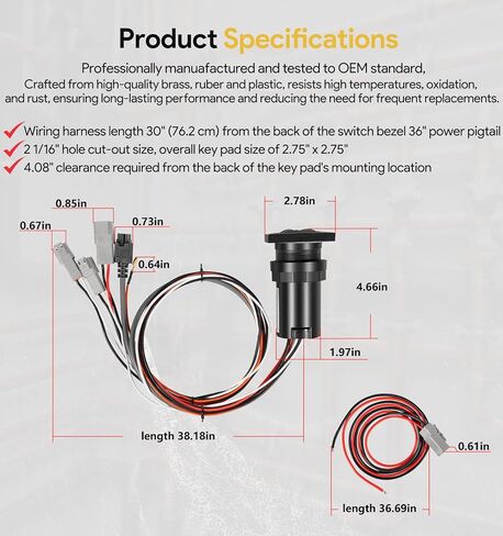 15170-001 مؤشر LED مؤشر متكامل لمادة التبديل TAB SWITCH مع PIGALT in Kuwait