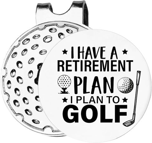 هدايا التقاعد Tsuyawu - لدي خطة تقاعد أخطط لعلامة كرة الجولف - علامة جولف مضحكة مع هدية غولف مقطع غولف - إكسسوارات الجولف لمحبي الجولف لاعب الجولف in Kuwait