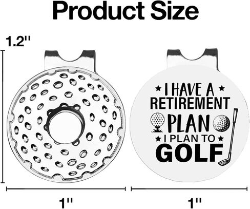 هدايا التقاعد Tsuyawu - لدي خطة تقاعد أخطط لعلامة كرة الجولف - علامة جولف مضحكة مع هدية غولف مقطع غولف - إكسسوارات الجولف لمحبي الجولف لاعب الجولف in Kuwait
