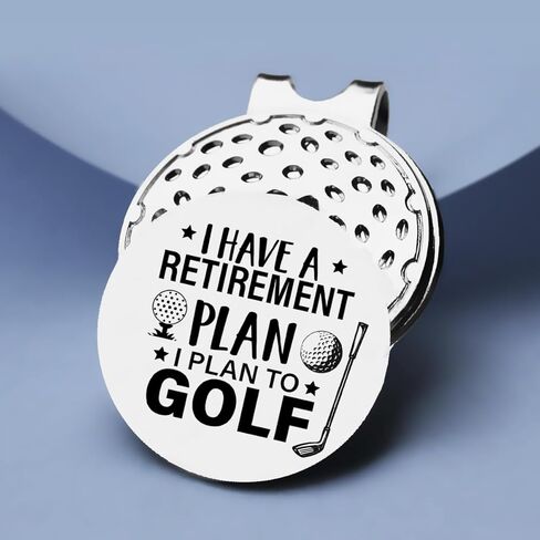 هدايا التقاعد Tsuyawu - لدي خطة تقاعد أخطط لعلامة كرة الجولف - علامة جولف مضحكة مع هدية غولف مقطع غولف - إكسسوارات الجولف لمحبي الجولف لاعب الجولف in Kuwait