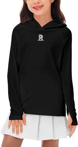 Remimi Kids Sun Shirt Rash Guard Quick Dry Sun Protection Athletic Hoodie Hiking Shirts 3-12 Years in Saudi Arabia
