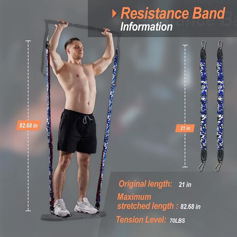 نطاقات مقاومة Hotwave لـ Portable Gym. غطاء القماش السلامة. تمرينات تجريب ، إكسسوارات للياقة التدريب على القوة. in Kuwait
