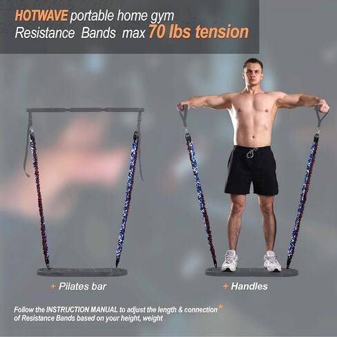 نطاقات مقاومة Hotwave لـ Portable Gym. غطاء القماش السلامة. تمرينات تجريب ، إكسسوارات للياقة التدريب على القوة. in Kuwait