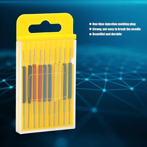 طقم اختبار الرصاص 10 قطعة مجموعة مشابك اختبار IC الصغيرة IC Clip Clamp Tester لـ SOIC SOP موصلات اختبار مع مشبك خطاف IC صغير لتطبيقات اختبار متعدد للاستخدام الاحترافي DIY in Kuwait