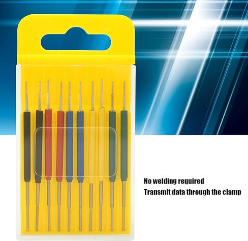 طقم اختبار الرصاص 10 قطعة مجموعة مشابك اختبار IC الصغيرة IC Clip Clamp Tester لـ SOIC SOP موصلات اختبار مع مشبك خطاف IC صغير لتطبيقات اختبار متعدد للاستخدام الاحترافي DIY in Kuwait