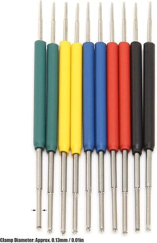 طقم اختبار الرصاص 10 قطعة مجموعة مشابك اختبار IC الصغيرة IC Clip Clamp Tester لـ SOIC SOP موصلات اختبار مع مشبك خطاف IC صغير لتطبيقات اختبار متعدد للاستخدام الاحترافي DIY in Kuwait