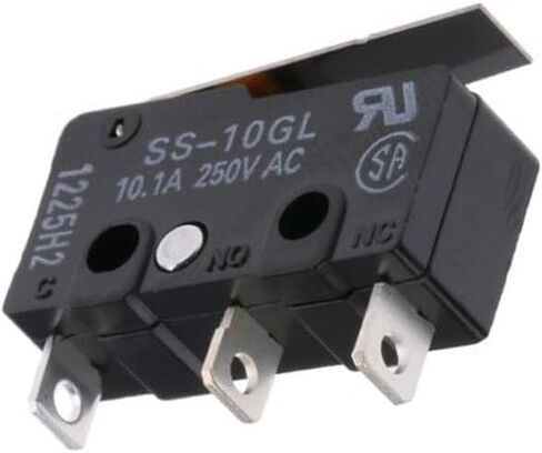 2PCS SS-10GL Micro Switch ، رافعة المفصلات ، SPDT 10A 250VAC SS10GL SNAP in Saudi Arabia