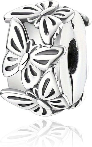 Charms Fits Pandora Bracelets 925 Sterling Silver Bead Charm and Necklaces for Woman Cubic Zirconias Dangle Pendant,Jewelry Bead in Saudi Arabia