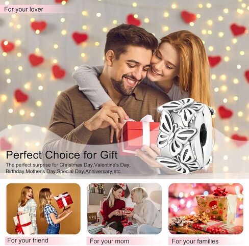 Charms Fits Pandora Bracelets 925 Sterling Silver Bead Charm and Necklaces for Woman Cubic Zirconias Dangle Pendant,Jewelry Bead in Saudi Arabia