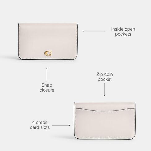 Coach Slim Card Case, Black in Saudi Arabia