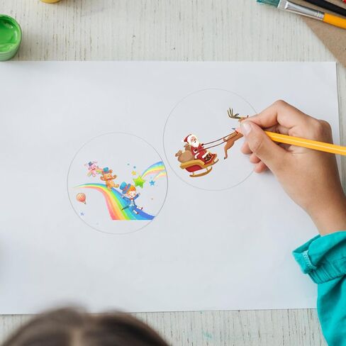 قطعتان من ورقة زجاج شبكي مستديرة مقاس 1/4 بوصة، وقطر 4 بوصات من الفراغات الدائرية من الأكريليك الشفاف، وصفائح زجاج شبكي شفافة فارغة على شكل دائرة للإطار، والحرف اليدوية اليدوية in Kuwait