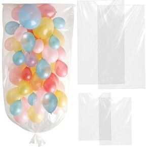 4 Pack Large Balloon Bags for Transport Extra Large Balloon Transport Bags Reusable Giant Storage Bags Moving Bags 59x98 Inches, 47x59 Inches