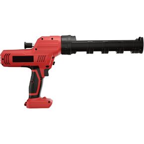 Cordless Caulking Gun Compatible with Milwaukee 18V Battery, 10oz / 20oz Electric Caulk And Adhesive Gun with 5 Speed,Changeable Canister Tray, Anti-Drip, Auto Retract, LED Light for Filling, Sealing