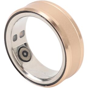 Smart Ring Health for Men and Women with Body Temperature, Activity Fitness , Sleep Monitor, Step Counting, Rechargeable Stainless Steel Smart Ring for Gift (23)