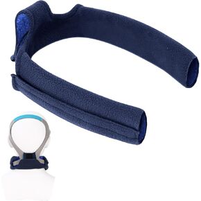 CPAP Neck Pad, CPAP Headgear Strap Covers, CPAP Strap Cushions, Comfort Cover to Reduce Headgear Pressure Red Marks (Blue)