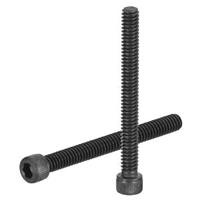 uxcell Hex Socket Bolts (1/4"-20x2-1/2), 304 Stainless Steel Hex Socket Drive Screw, Black, 20 Pcs