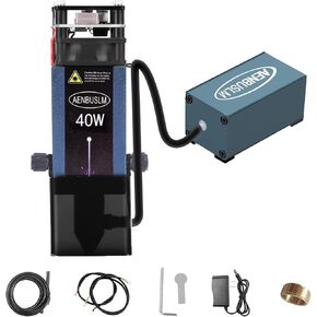 AENBUSLM 40W Laser Module with Air Assit for Laser Cutter & Laser Engraver Machine,5.5W Output Power,Built in FAC,Ultra-Fine Compressed Spot CNC Carving DIY Laser Master - Class 4