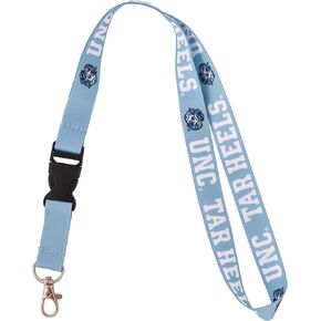 Desert Cactus University of North Carolina Lanyard UNC Chapel Hill Tar Heels Car Keys ID Badge Holder Keychain Detachable Breakaway Snap Buckle (Lanyard 2)