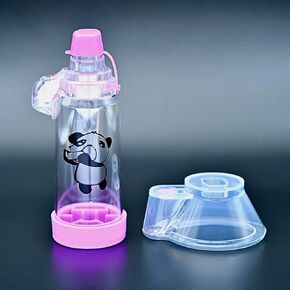 UAN Asthma Breathing chamber Cartoon Panda Aerosol Chamber(Purple)