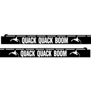 ملصقات برميلية Quack Quack Boom من Waterfowldecals SBD026