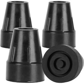 نصائح عكاز Surgregear 7/8 بوصة ، و 4 عبوات قوية من القصب المطاط القوي نصائح القبضة الشديدة ، لا تقل عن القاعدة الإضافية القاعدة المتسع in Kuwait