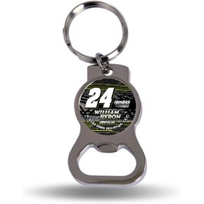 William Byron No.24 2024 Team Logo NASCAR Metal Bottle Opener W/Key Ring–Lightweight but Durable to Last–Ideal for Parties, Tailgating, Beach or Pool–Great Pocket Size Gift for Dad, Mom or Any Fan