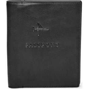 Fossil Westover Passport Case, Black
