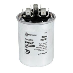55+7.5UF 55/7.5 MFD ± 5 ٪ 370/440VAC ROUN ROUN ROUND CAPACITOR