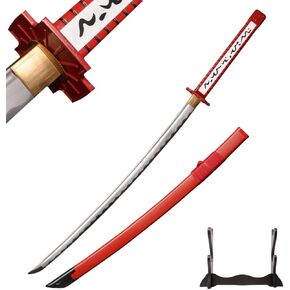 Sword Valley One Pieces Kitetsu/Yamo/Murasame Zoro 41.3″ Handmade Sword with Gift Set - AISI 1045 Carbon Steel Sharp Blade - Cosplay Anime Katana Samurai Sword