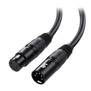 Cable Matters 5 Pin DMX Cable 10 ft, 24 AWG with Braided Shielding for Lighting and Stage Equipment, 110 Ω Nominal Impedance