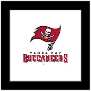 Trends International Gallery Pops NFL Tampa Bay Buccaneers - Primary Combo Mark - Vertical Wall Art Wall Poster, 12.00" x 12.00", Black Frame Version