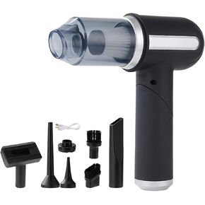 Vacuum Cleaner,Handheld Car Vacuum Cleaner,Vacuum Cleaner and Air Duster,Multi-Nozzles,Handheld Vacuum for Car, Office,Home