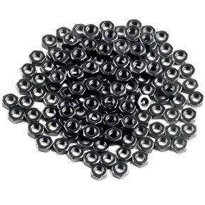100PCS M3-0.5 Hex Nuts, Carbon Steel, Standard Metric Coarse Thread Nuts, Small Replacement Nut M (Thickness 2.5mm, M3-Nut Thread Inner Diameter 3mm, Opposite Edge 5.5mm)