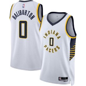 Outerstuff Tyrese Haliburton Indiana Pacers NBA Kids Youth 8-20 Association Edition White Swingman Jersey