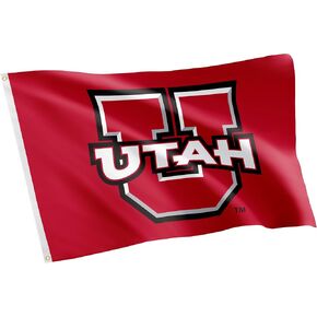 Desert Cactus University of Utah Flag UT Utes Banners 100% Polyester Indoor Outdoor 3x5 feet Flags (Design L)