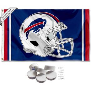 WinCraft Buffalo Bills Helmet Banner and Tapestry Wall Tack Pads