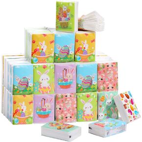 30 Pack Easter Pocket Facial Tissues Happy Easter Mini Tissues White Travel Facial Tissue Easter Pattern Individually Packed Pocket Tissues for Easter Party Favors Holiday Travel Supplies in Saudi Arabia