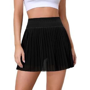 ATTRACO Pleated Tennis Skirts for Women with Shorts High Waisted Golf Athletic Skorts Lightweight Workout Skirts