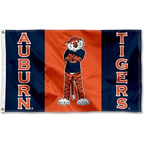 College Flags & Banners Co. Auburn Aubie Large Grommet Banner Flag
