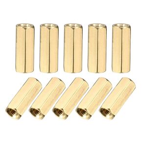 uxcell M3x12 Female-Female Hex Brass PCB Motherboard Spacer Standoff for FPV Drone Quadcopter, Computer & Circuit Board 100pcs