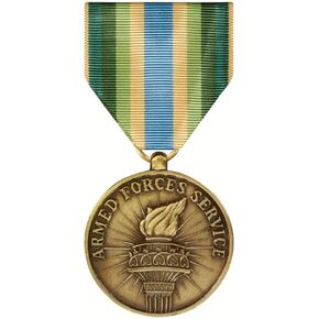 MEDALS OF AMERICA EST. 1976 Armed Forces Service (AFSM) Medal Full Size