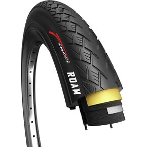 Fincci 700 x 38c Bike Tire Foldable 40-622 with Nylon Protection for Electric Road Mountain MTB Hybrid Bike Bicycle Tires