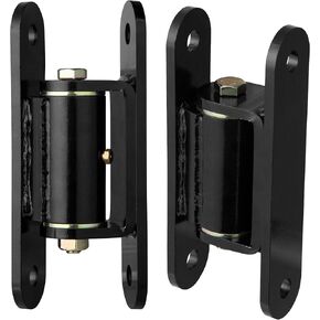 Heavy Duty Gate Hinges ，7in Can Be Bolted or Welded On Heavy Duty Large Wood or Metal Gates, 1100 lbs Max Load,Built-in Roller Bearing Hinges Opened 90° Inward or Outward,2pack