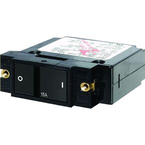Blue Sea Systems Blue Sea 7400 Single Pole Small Case 2" Flat Rocker Circuit Breaker - 5 Amp