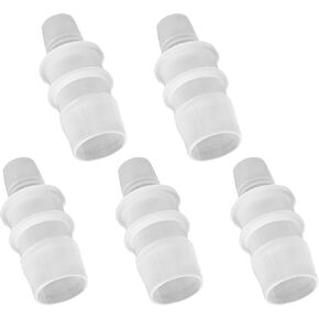 5 Pcs Plastic Hose Barb Reducer Fitting, 3/4" to 1/2" Hose Barb Union Adapter Connector Pipe Hose Fitting