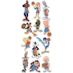Space Jam Officially Licensed Looney Tunes Multi Character Car Decal Stickers