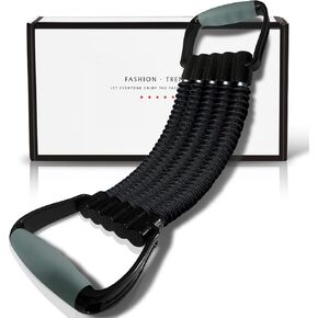 5-Level Chest Expander with Adjustable Resistance Bands, Exercise Band with Handle, Suitable for Men and Women of Different Strength Classes Fitness, Yoga, Training Home Gym Equipment