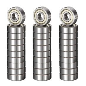 30PCS 623ZZ Miniature Ball Bearings, 623 ZZ Deep Groove Ball Bearings, Double Shielded Metal Ball Bearing (3mm x 10mm x 4mm)