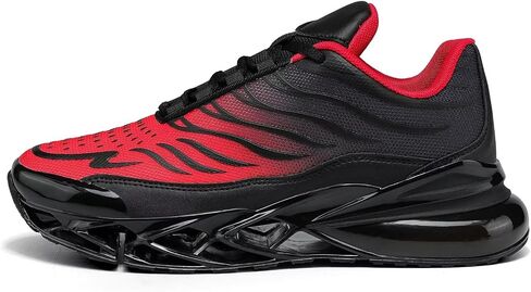 Mens Air Cushion Running Shoes Walking Blade Fashion Sneakers Lace Up Casual Comfortable Soft Sole Work Tennis Sport Athletic Trainers in Saudi Arabia